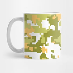 Olive White Digital Camouflage Mug